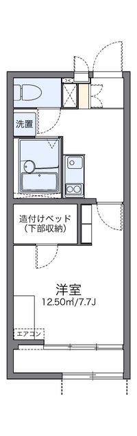 レオパレスセントラル誉田 間取り図