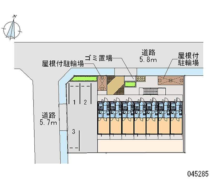 レオパレス武庫南 区画図