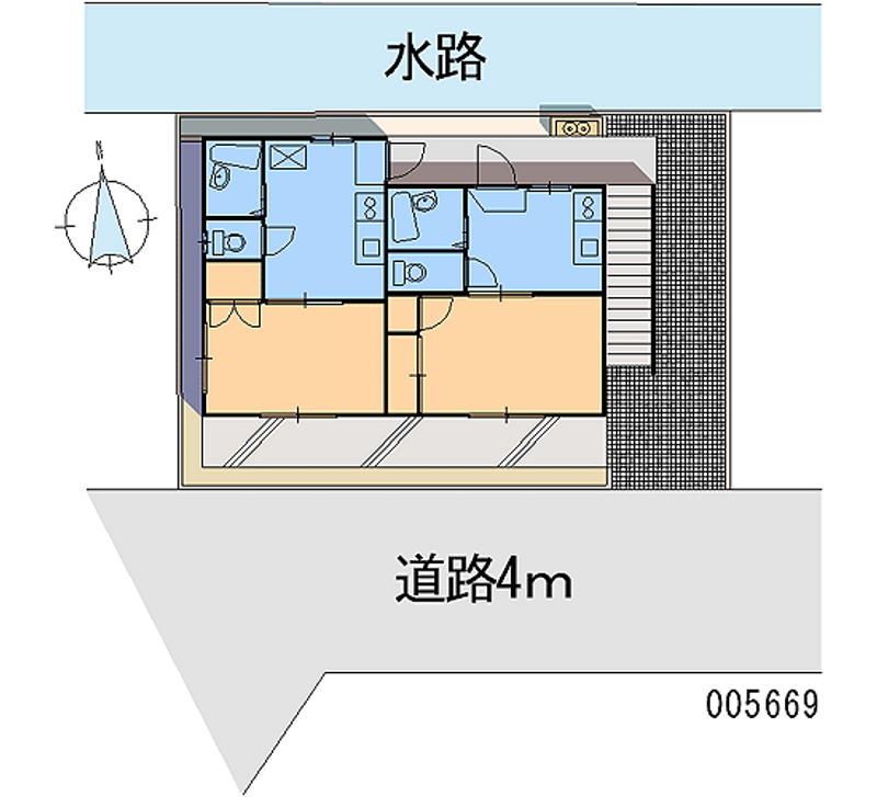 leopalace Souka Dai23 배치도