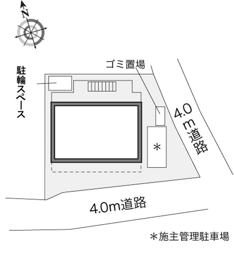 レオパレスルーエンハイムⅡ 配置図
