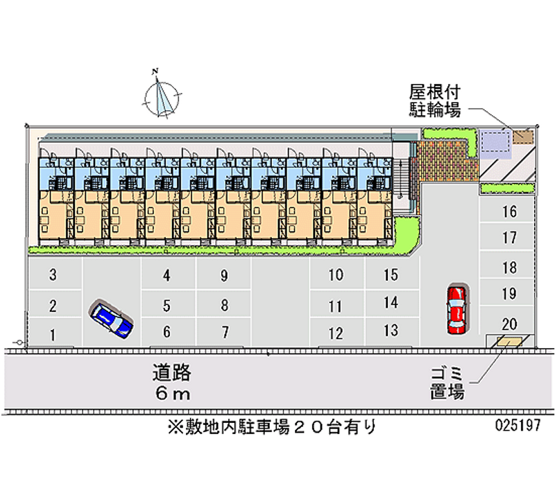 レオパレスフェニックス 月極駐車場