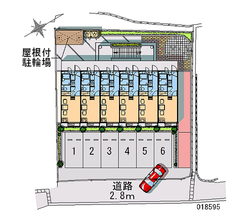 レオパレスエスポワール 月極駐車場