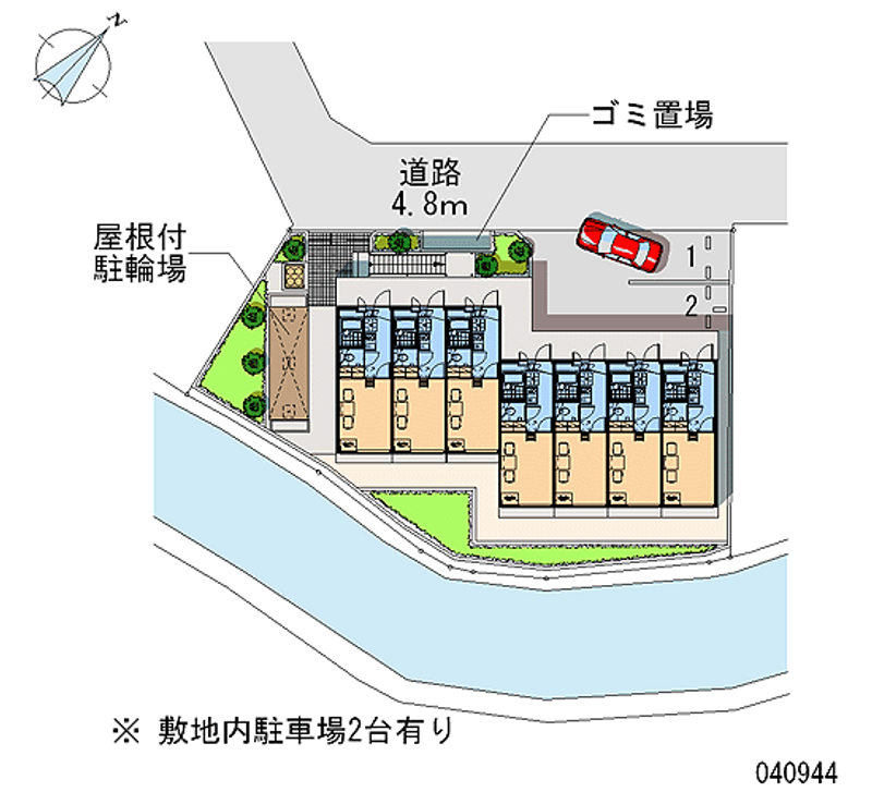 レオパレスいずみ東海大前 月極駐車場