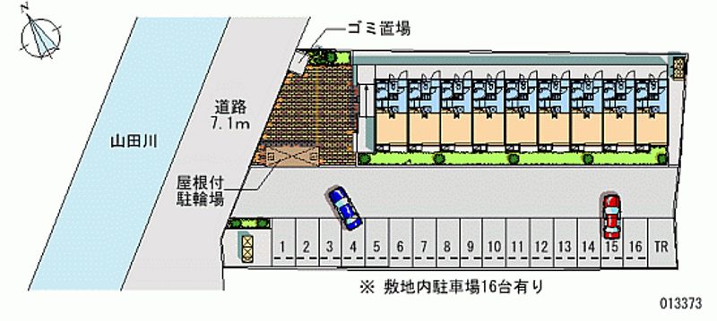 レオパレス壱番館 月極駐車場