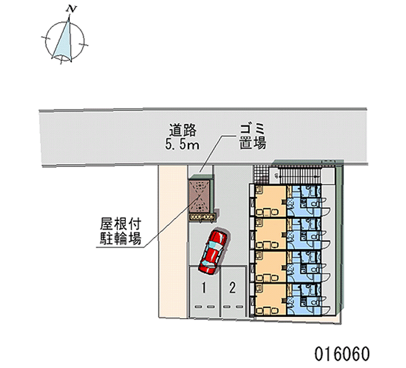 レオパレスエスペランサ 区画図