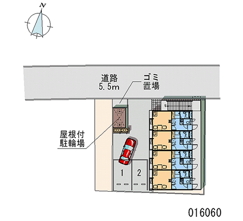 16060 Monthly parking lot