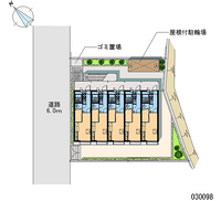 レオパレスストークハイツⅢ 区画図