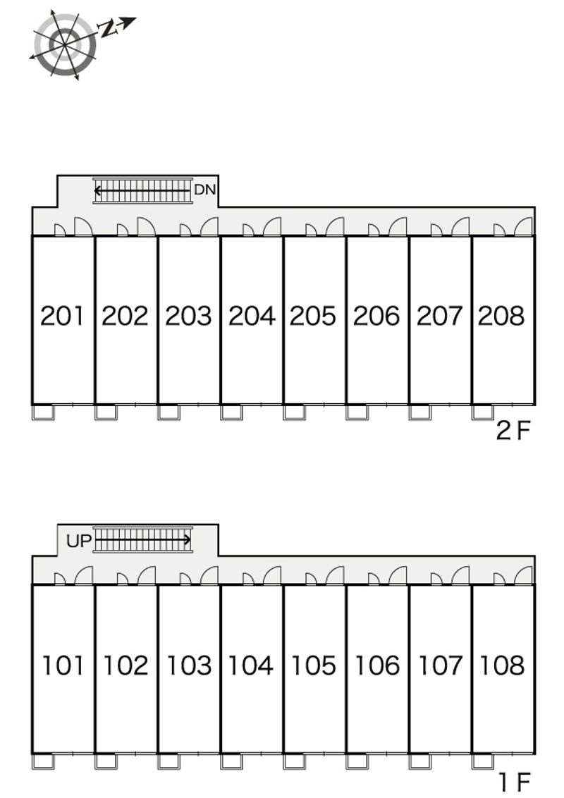 レオパレスレオ 間取配置図