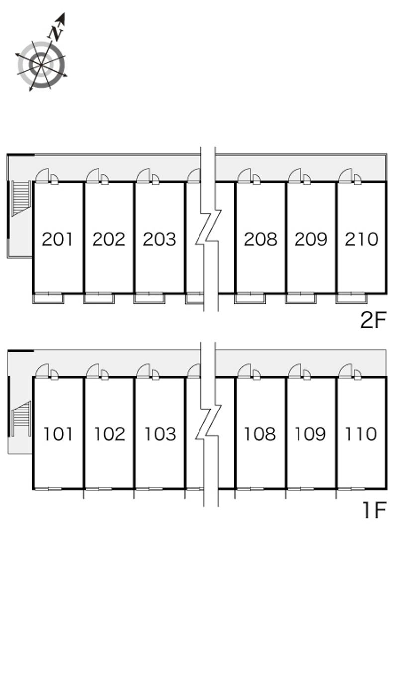 レオパレスＤａｎｋｅｎ 間取配置図