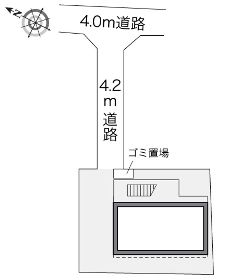 レオパレス野川パークサイド 配置図