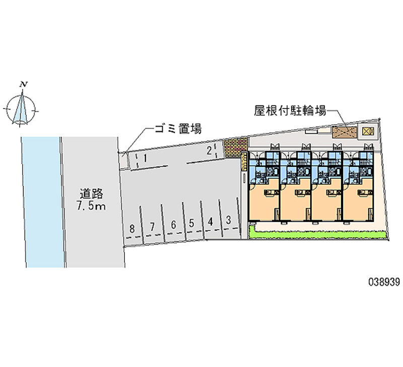 38939 Monthly parking lot