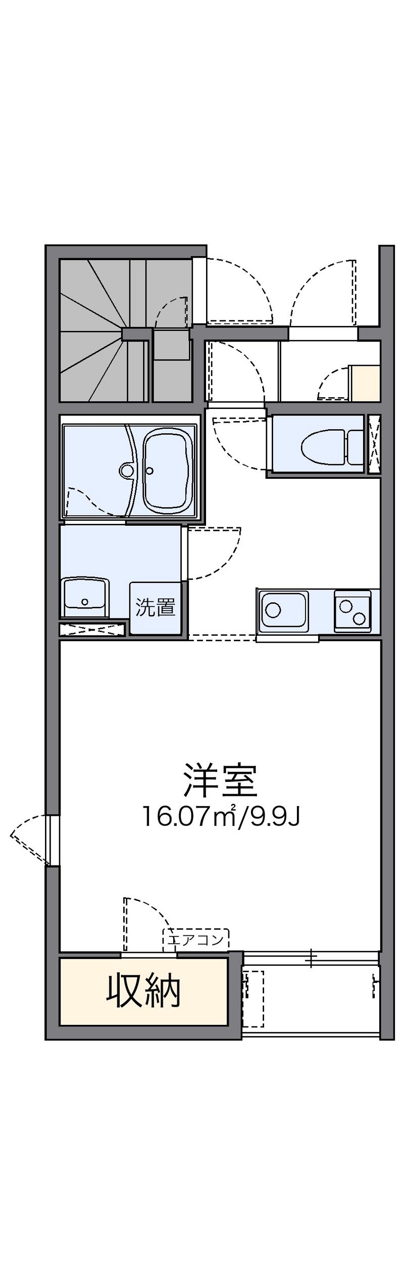 レオネクストＫ旭ヶ浦Ⅱ 間取図