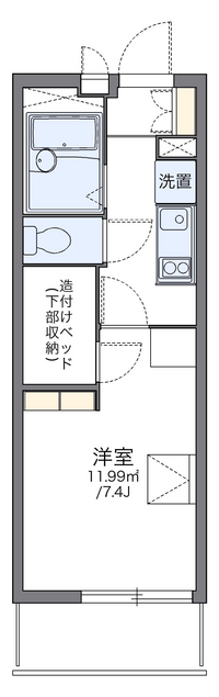 レオパレスアルタイル 間取り図