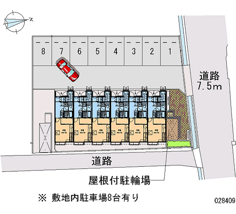 28409 Monthly parking lot