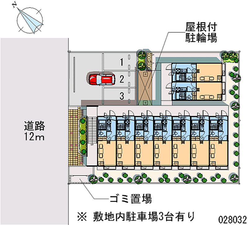 レオパレスエム　エイチコーポ 月極駐車場