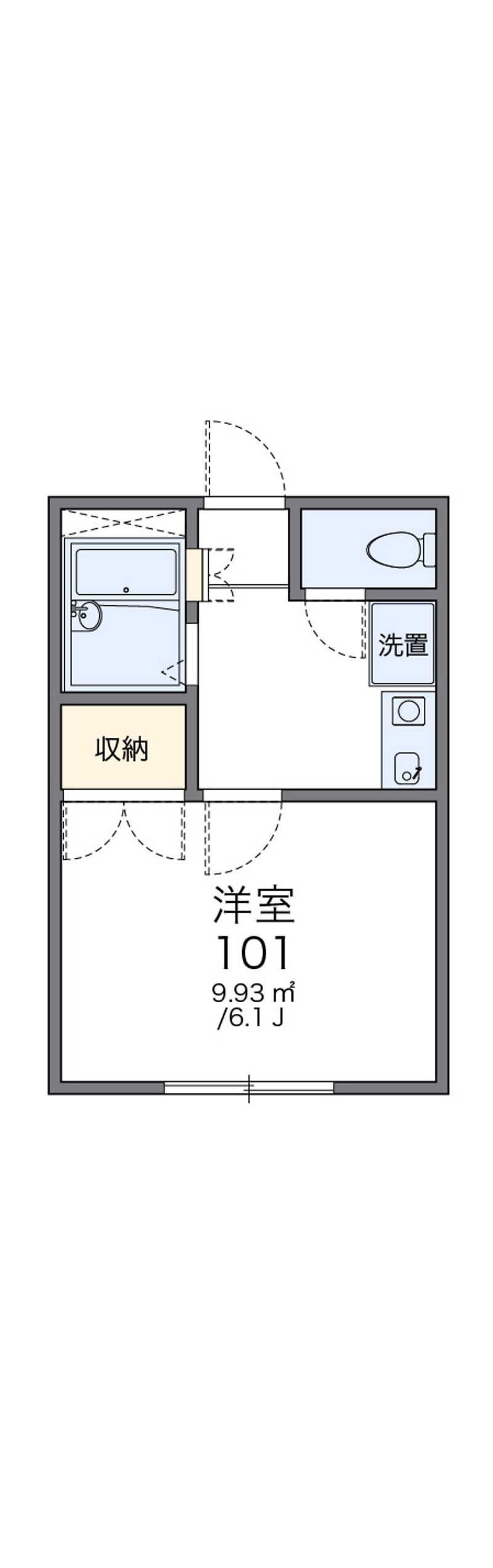 レオパレスＳｏｕｔｈＣｏｕｒｔ 間取図