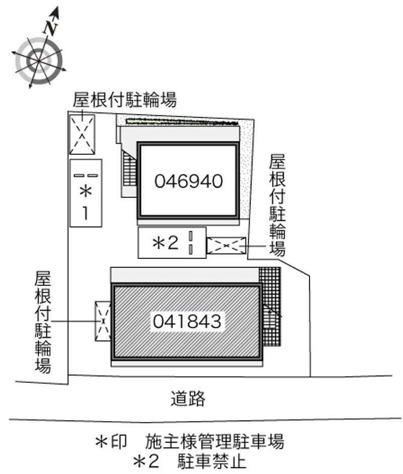 レオパレスマインド 配置図
