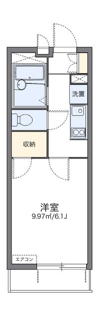 レオパレストライズ２ 間取り図