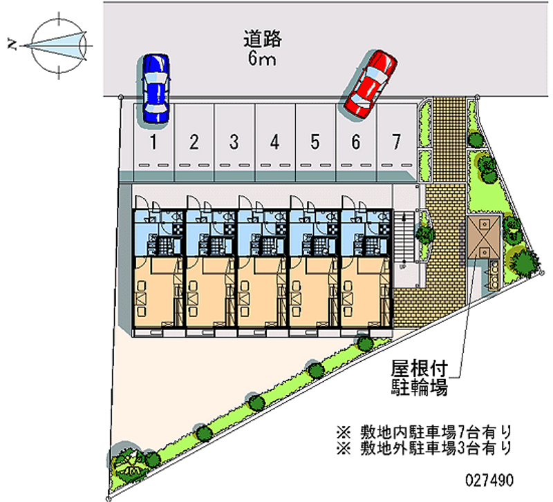 27490 Monthly parking lot