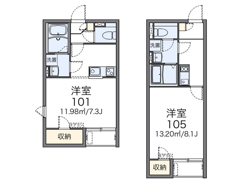 レオネクストクール　ド　イリス 間取図
