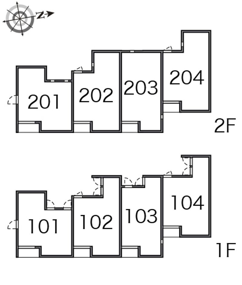 レオネクストレインボーヒルズ 間取配置図