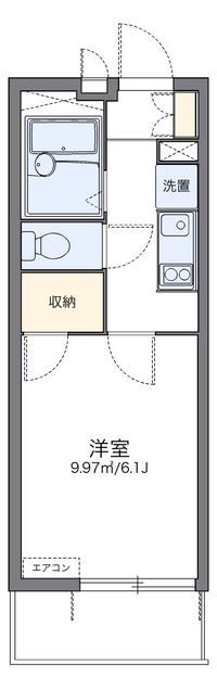 レオパレスサンライト 間取り図