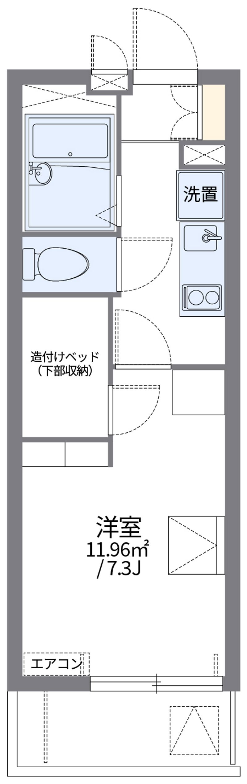 レオパレスＮＡＯＲＡＩ 間取図