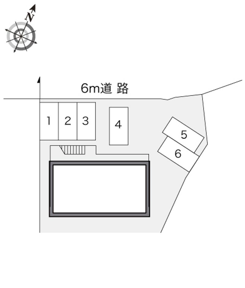 レオパレス南里 駐車場
