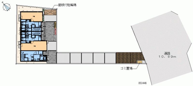 レオネクストカターラ篠崎 区画図