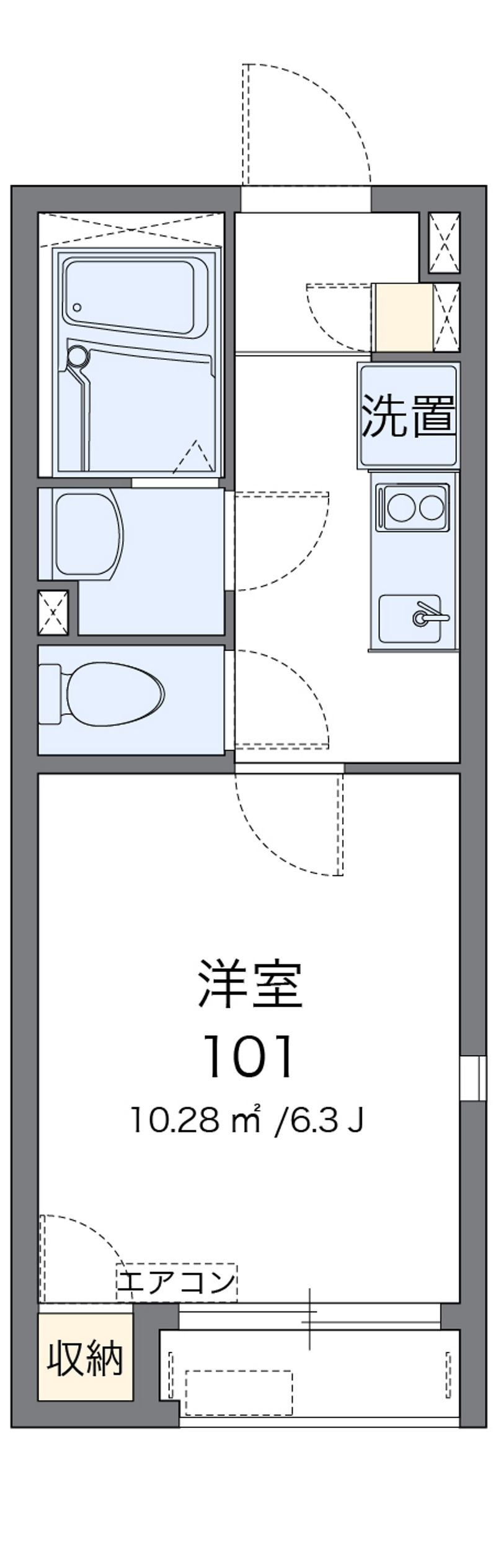レオネクストプラムグローブ 間取図