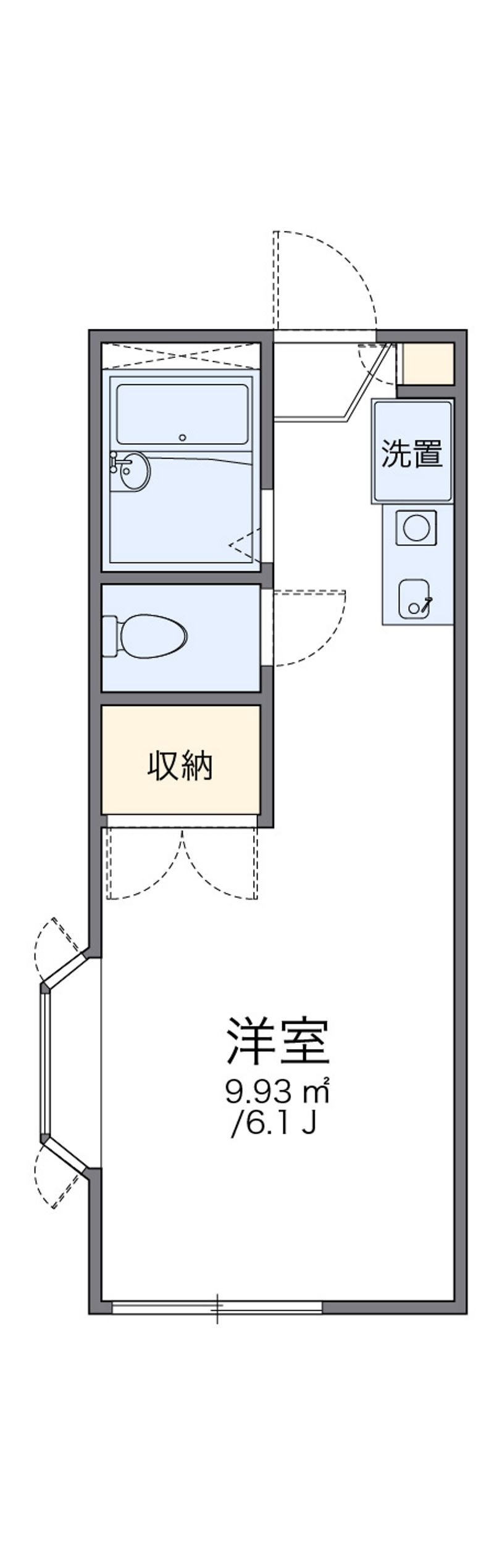 レオパレス音羽沢 間取図