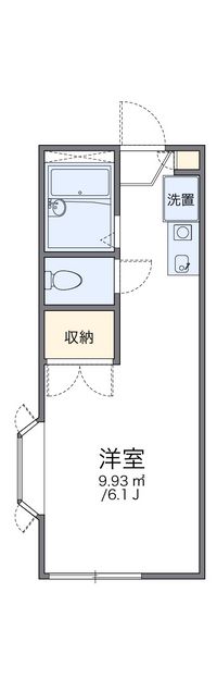 レオパレス音羽沢 間取り図