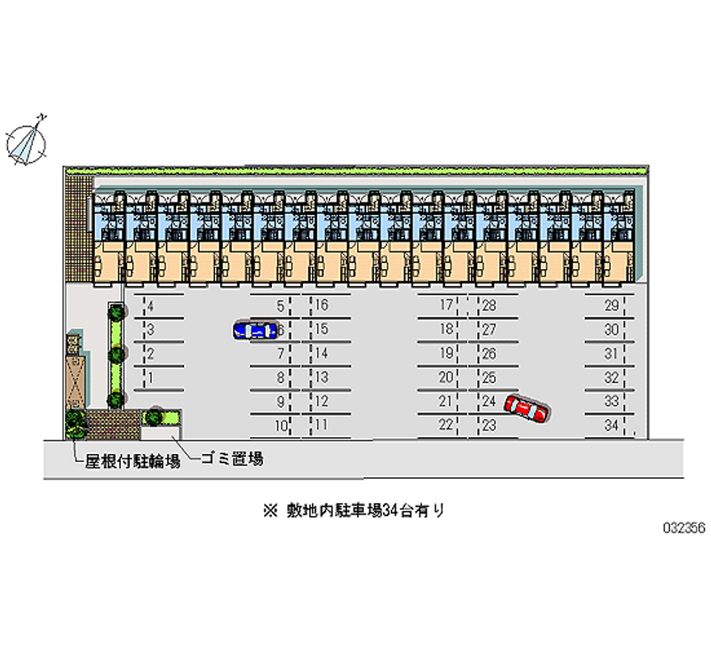 レオパレス福井 月極駐車場