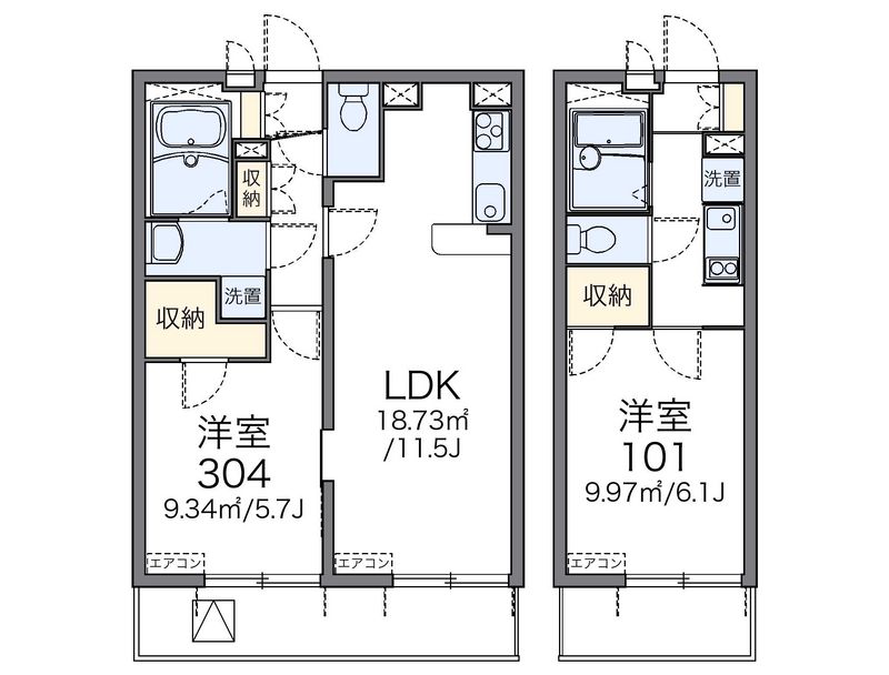 レオパレスカーサＧＯＹＡ 間取図