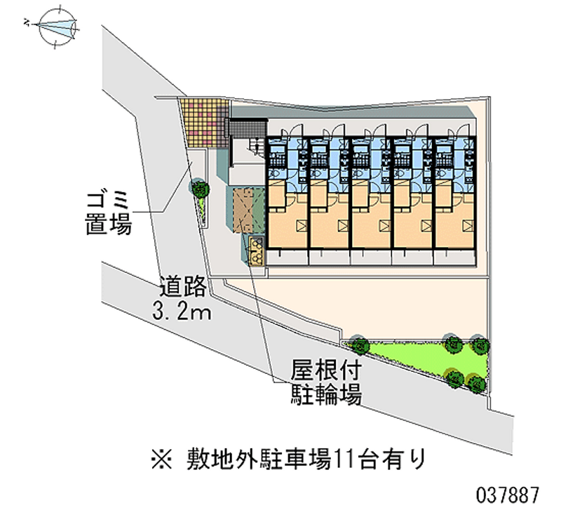 レオパレスＴＡＫＡ 月極駐車場