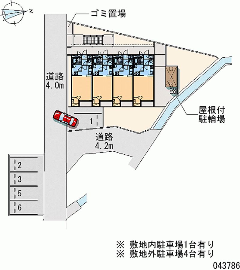 43786月租停車場