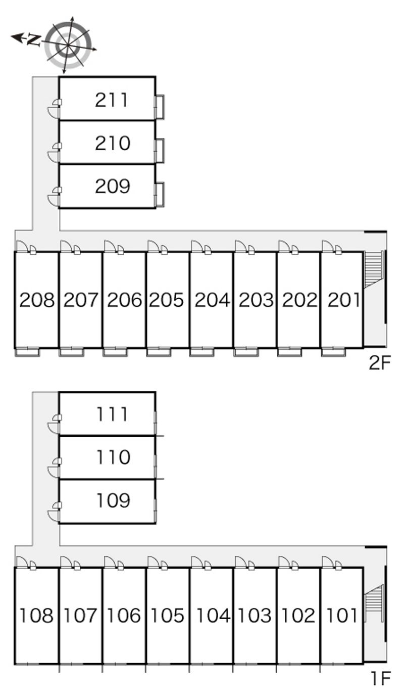 レオパレスＭ　Ｔ　Ｋ 間取配置図