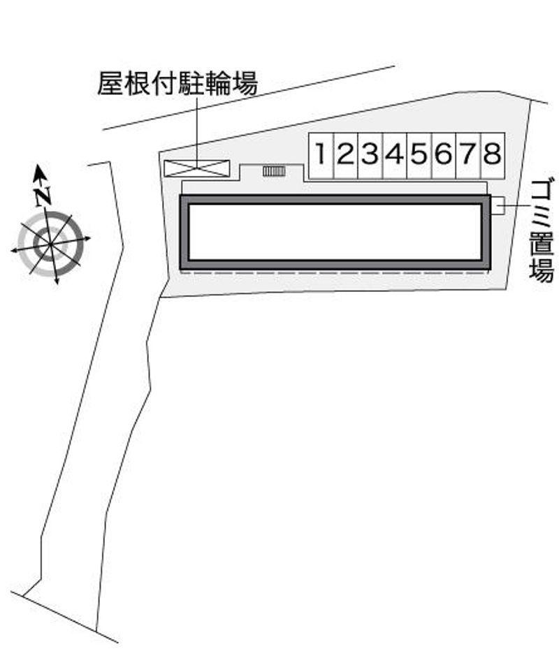 レオパレスＳＵＮＲＩＳＥ　５７ 配置図