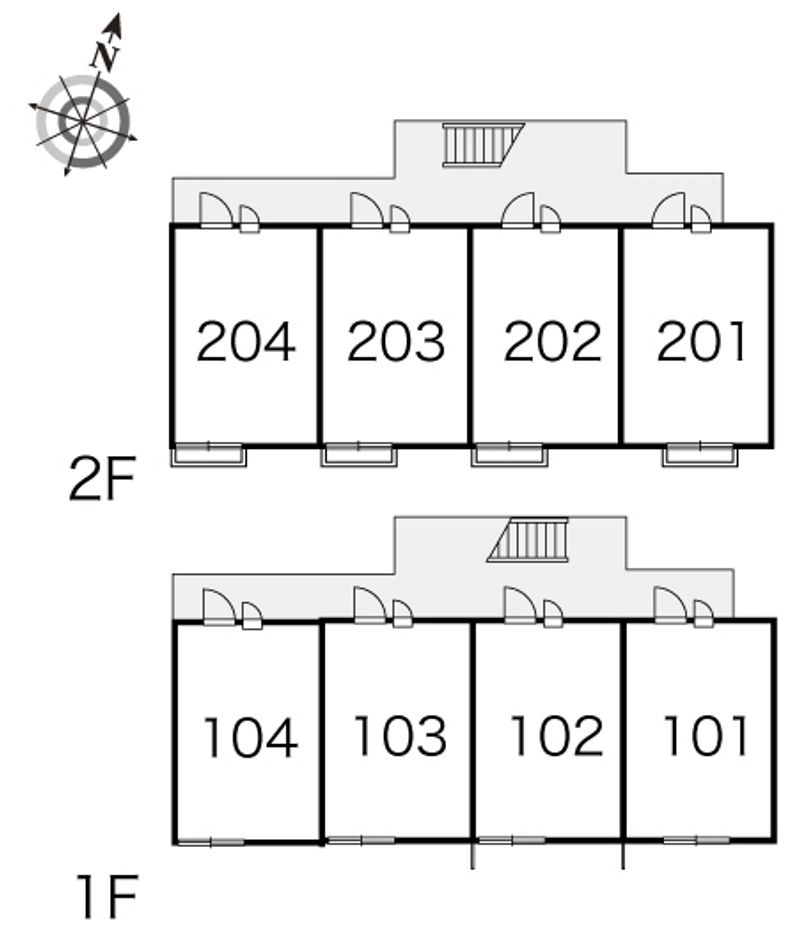レオパレスエム 間取配置図