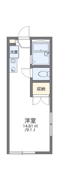 レオパレス気噴 間取り図