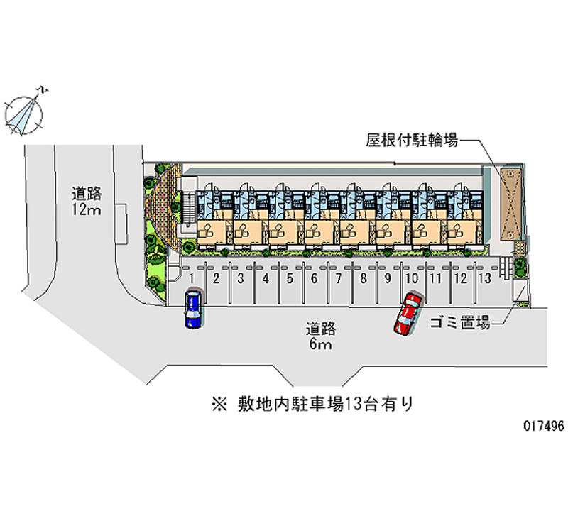 17496月租停车场