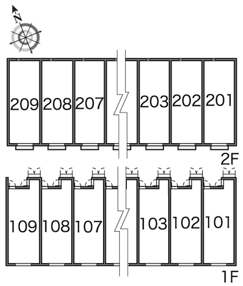 レオネクスト平江Ｙ 間取配置図