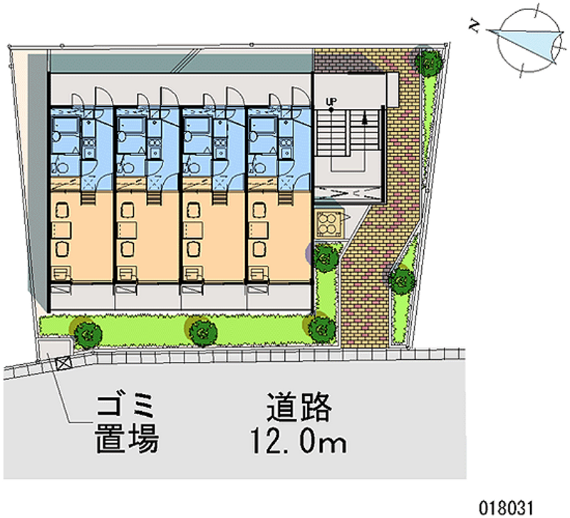 レオパレス梅田 区画図