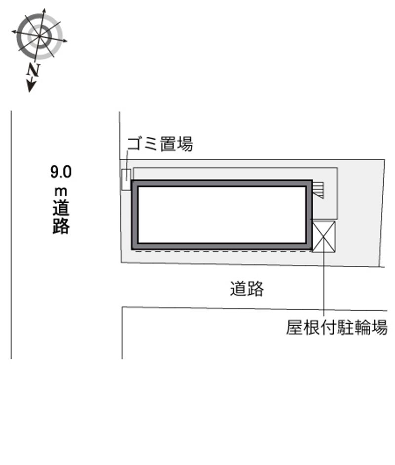 レオパレスエムワン 配置図