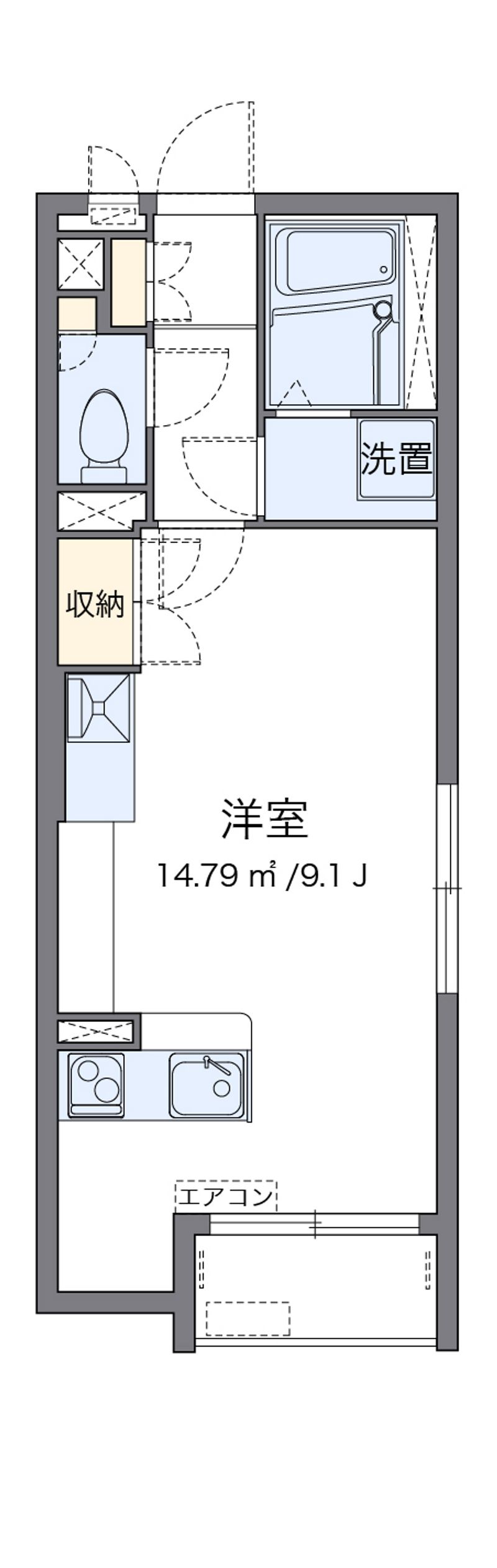 レオネクストモリシゲ 間取図
