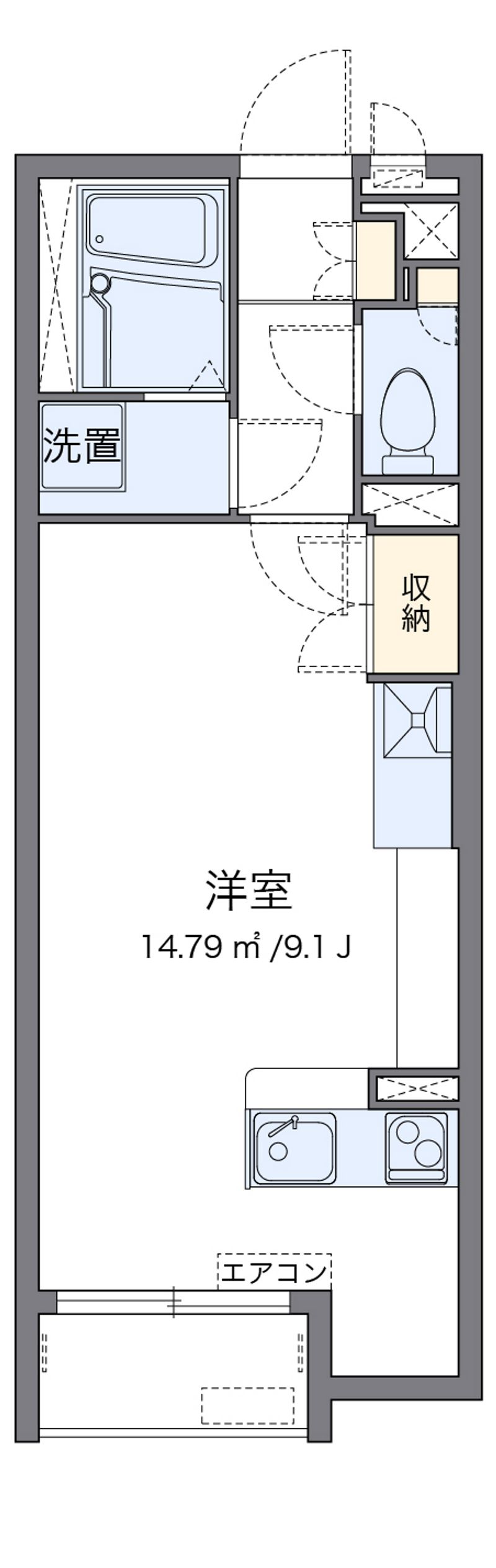 ミランダベルデュール 間取図
