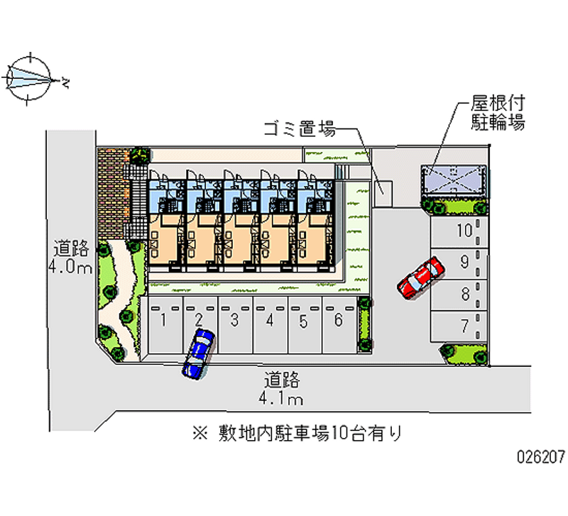 26207 Monthly parking lot