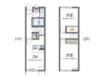 レオパレスピューピル 間取り図