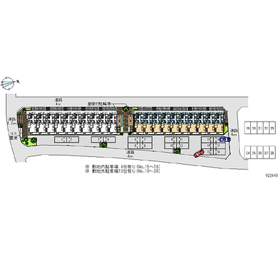 22440 bãi đậu xe hàng tháng