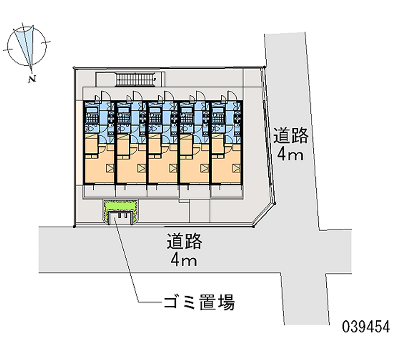 レオパレスタウンコート昭和町 区画図